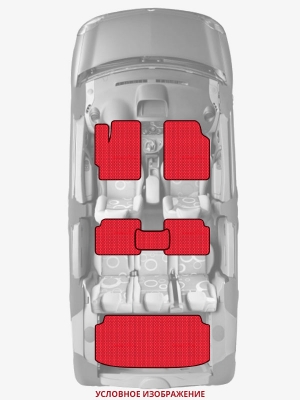 ЭВА коврики «Queen Lux» комплект для Audi Q3 (2G)