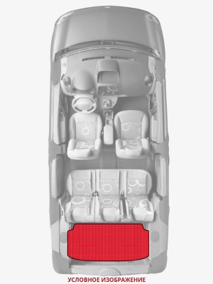 ЭВА коврики «Queen Lux» багажник для Honda Life (JA)